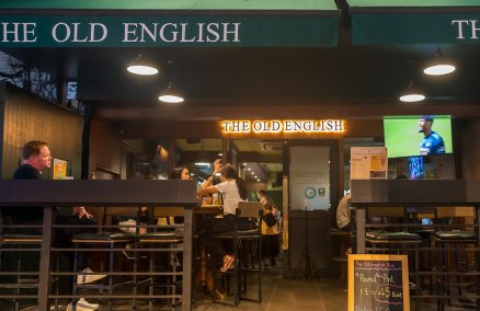 Photo: The Old English in its new location / Facebook (edited)