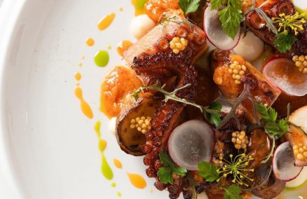 Photo: Grilled octopus / Alegria Spanish Tapas Bar