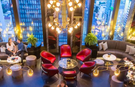 The rooftop bar at Park Hyatt