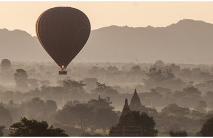 Balloons over Bagan