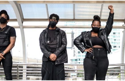 Ebony Expats (second from right: Tori Rogers)