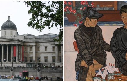 National Portrait Gallery (credit: klndonnelly / Flickr); “Night Talk” by Jiab Prachakul (National Portrait Gallery)
