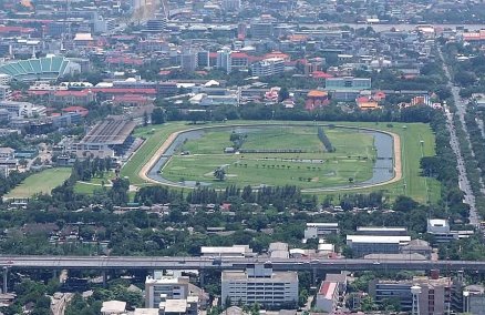 The Royal Turf Club from Baiyoke Tower II. Credit: Bcow