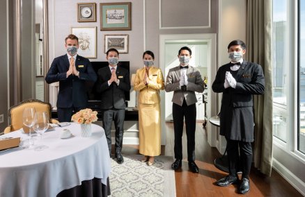 The Mandarin Oriental is combining fine dining with decidedly upscale room service
