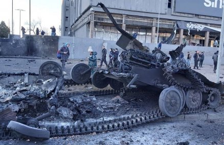 Neutralized Russian equipment in Mykolaiv, Creative Commons.