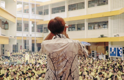 Image: Scene from the film "School Town King"