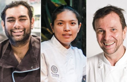 Gaggan Anand (Gaggan), Duangporn Songivsava (Bo.lan), David Thompson (Nahm)