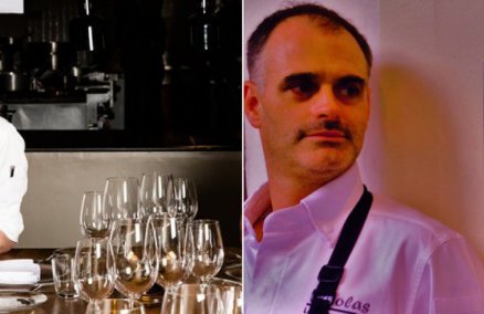 chef Stefano Merlo and chef Nicolas Joanny