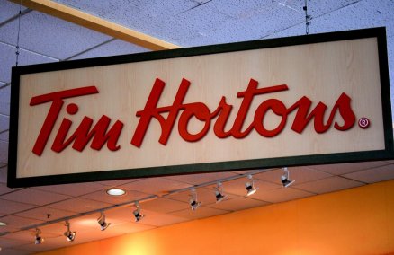 Tim Hortons store sign. Credit: miss_rogue / Flickr