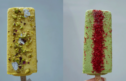 Image: saffron kulfi (left) and betel leaf kulfi (right) / BK Magazine.