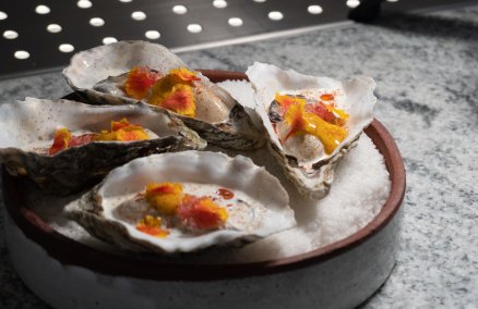 Villa Frantzen's oyster. Photo: Porpor Leelasestaporn / BK Magazine. 