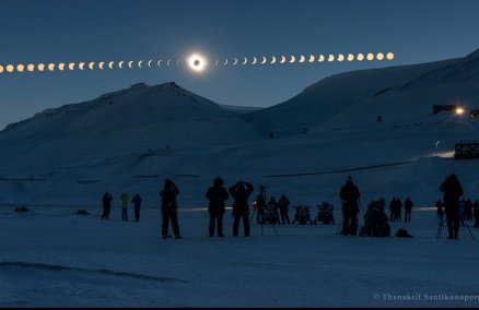 Total Solar Eclipse from Svalbard. By Thanakrit Santikunaporn
