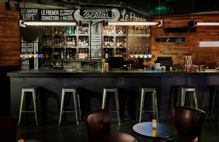 Metro Bar in the basement 
