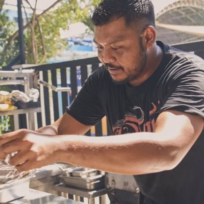 Chef Bank during Aromkwan x Tapori pop-up event in 2024 / Photo: Chef Bank's Instagram