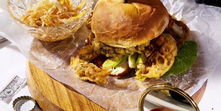 Single Decker Soft Shell Crab Burger